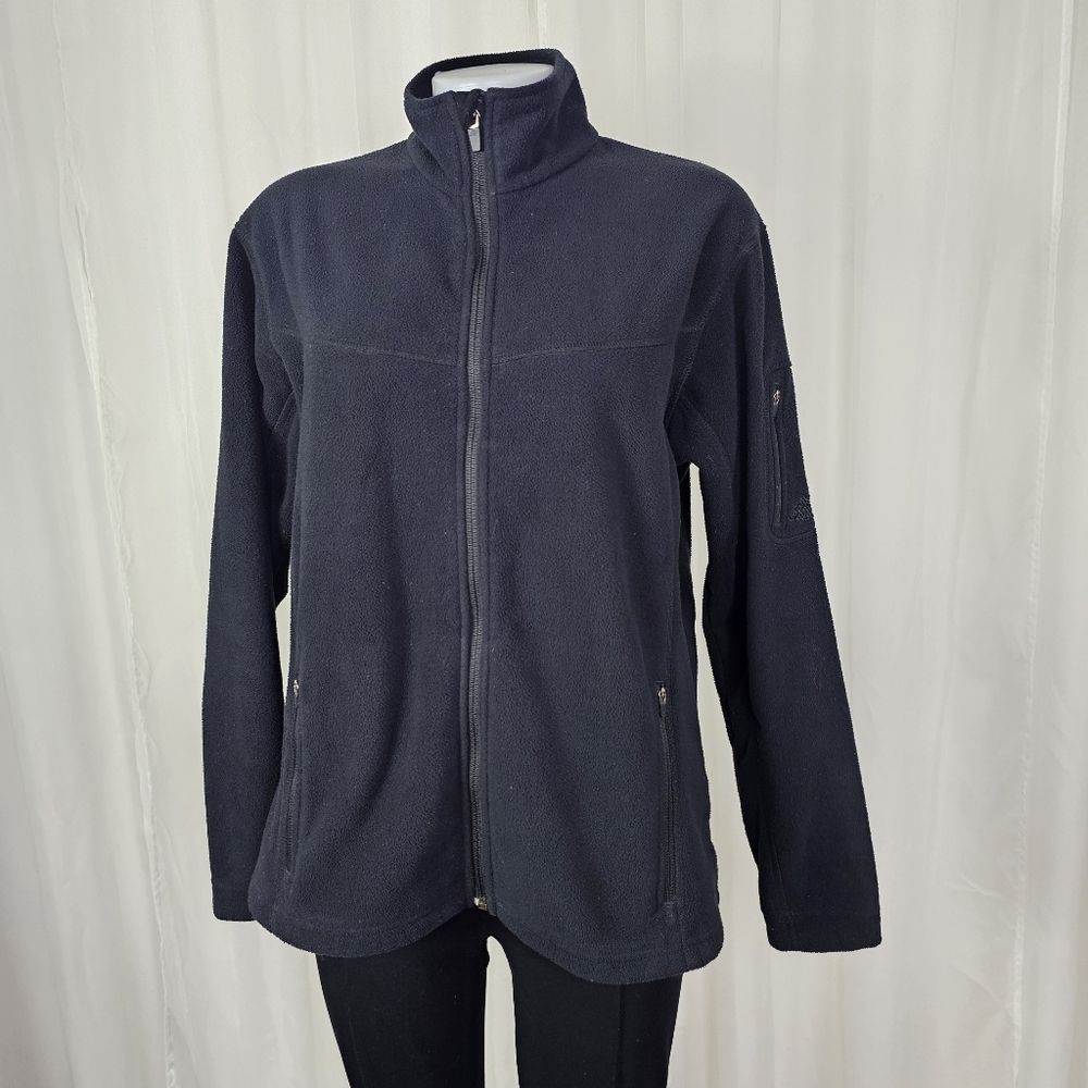 Eastern Mountain Sports Black Fleece Full Zip Jacket Outdoor Outerwear X-Large